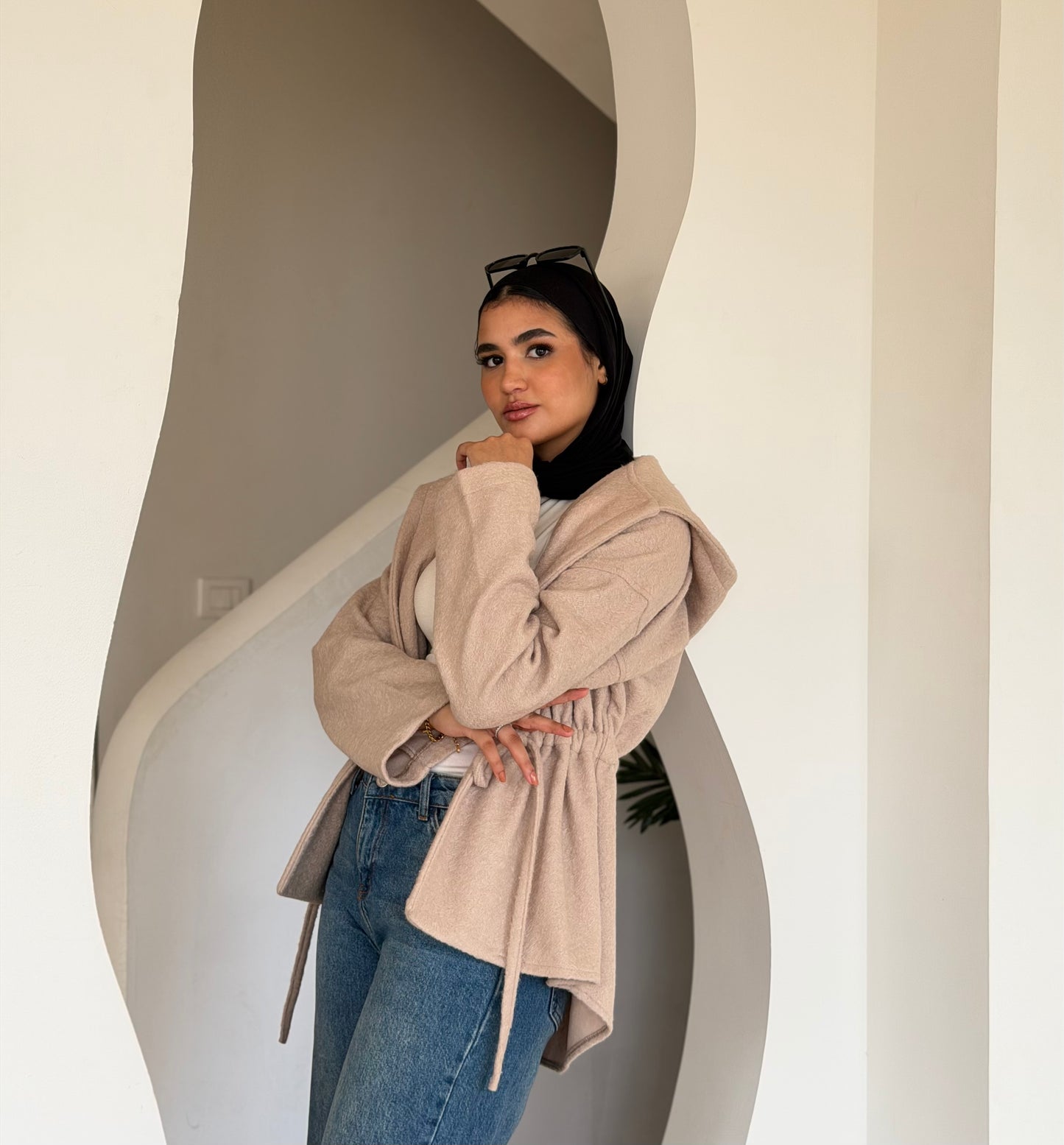 Frost Glow Jacket Beige