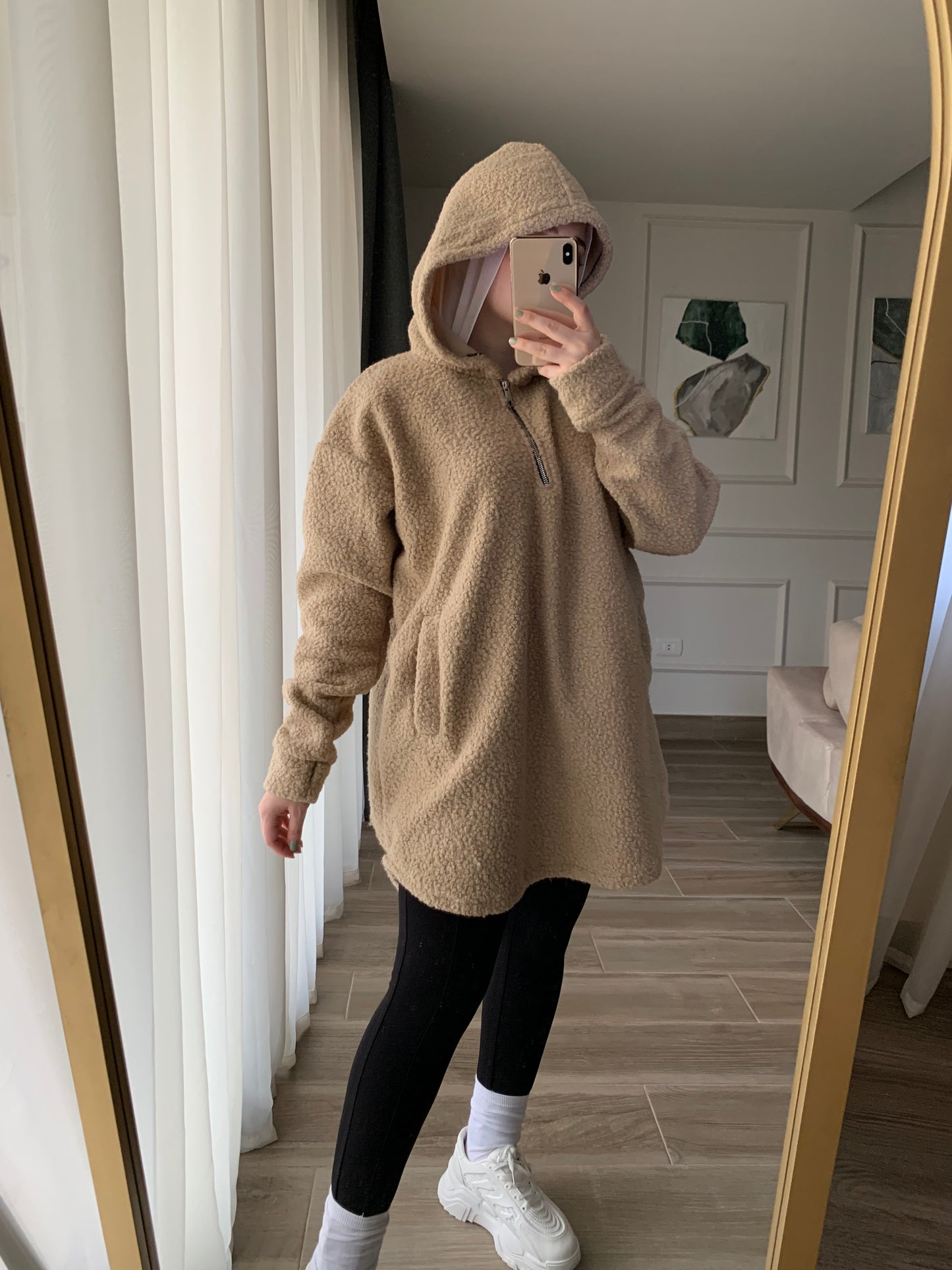 Fur hoodie