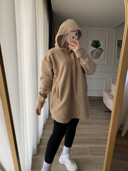 Fur hoodie