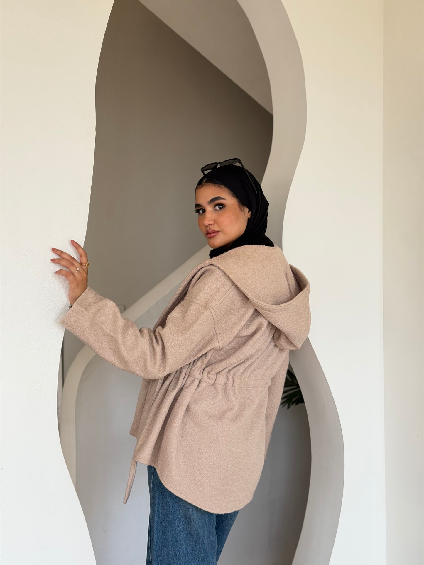 Frost Glow Jacket Beige