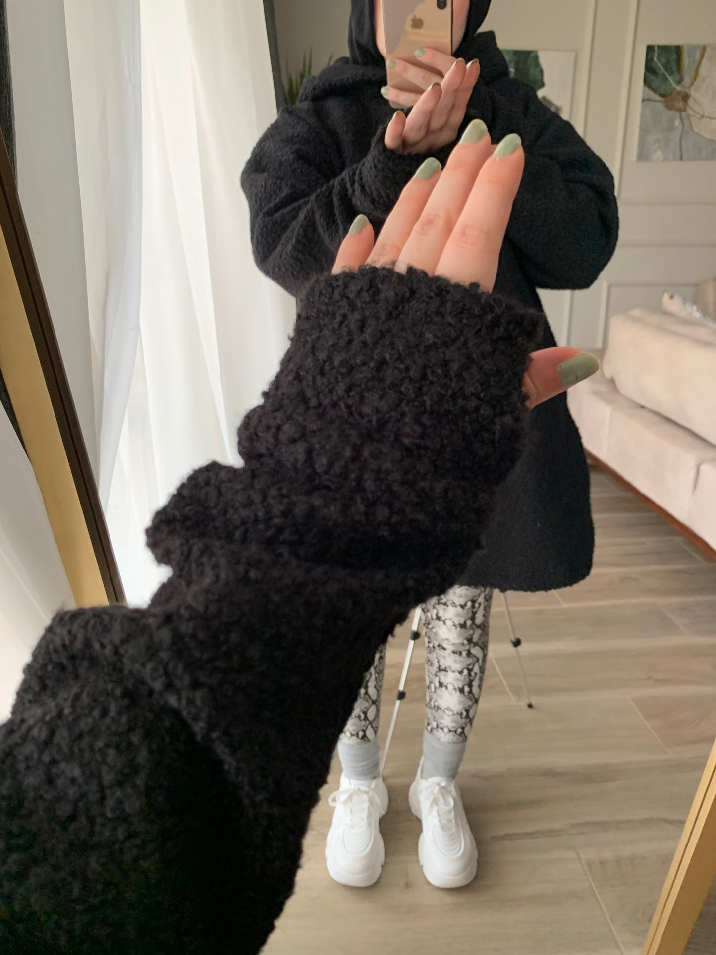 Fur hoodie