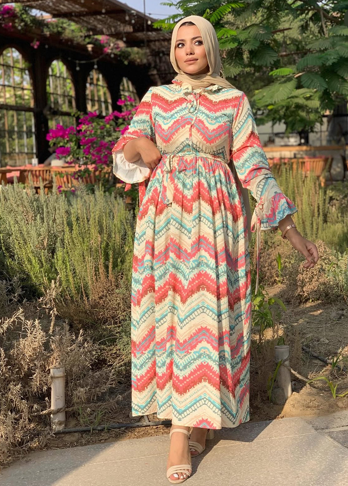 Printed dress