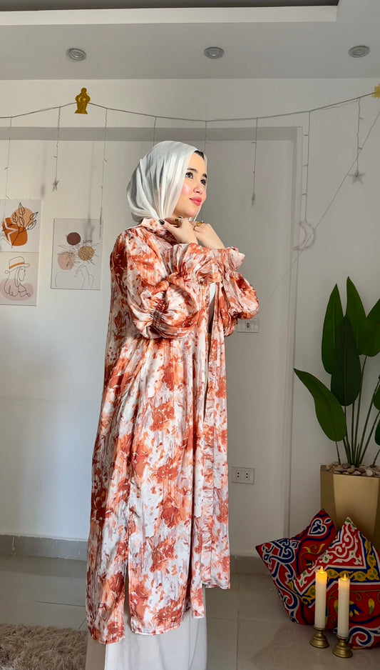 Satin cardigan