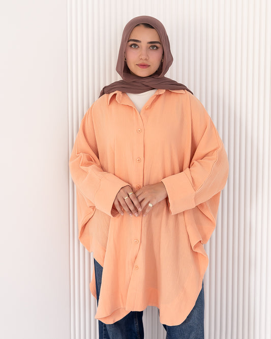 “Ghazal” Long shirt in seimon