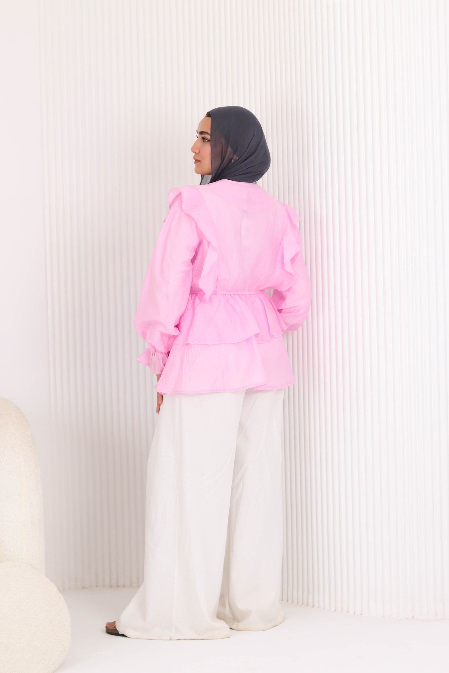 Butterfly blouse in pink