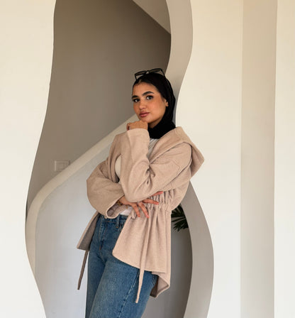 Frost Glow Jacket Beige