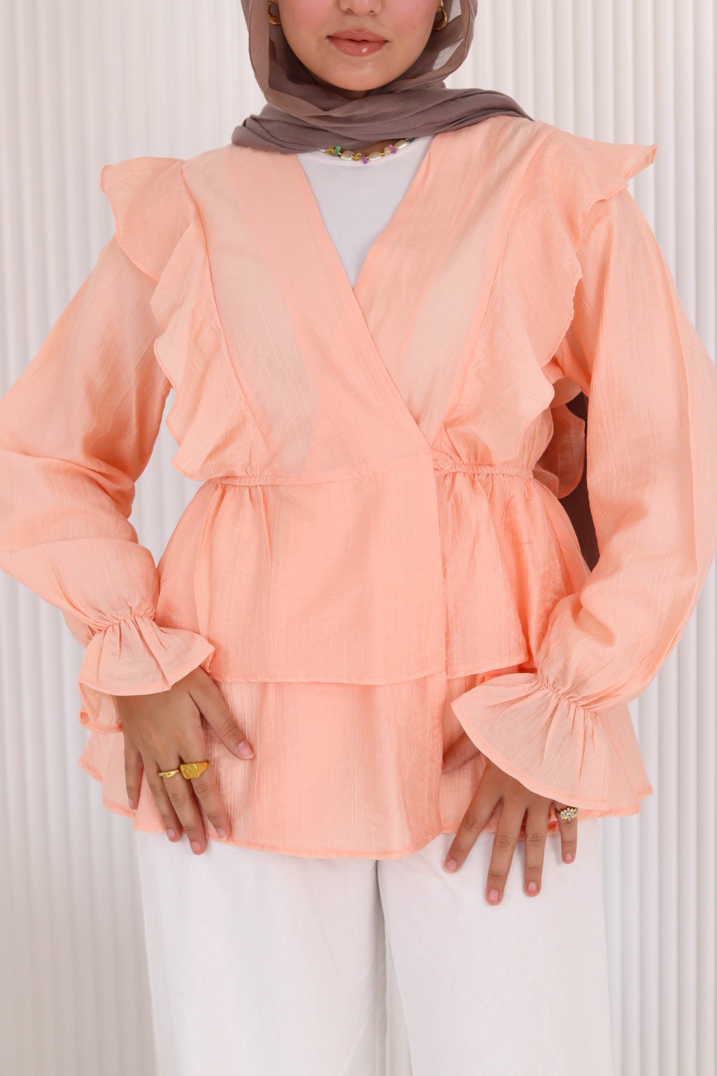 Butterfly blouse in seimon