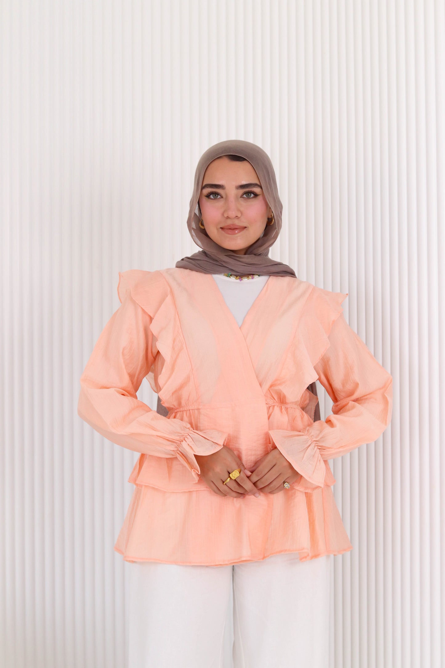 Butterfly blouse in seimon