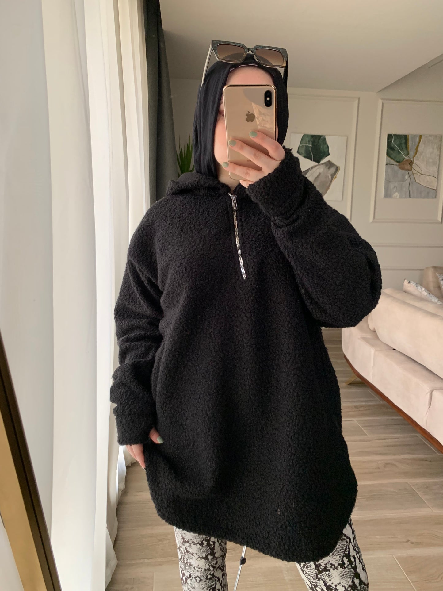 Fur hoodie