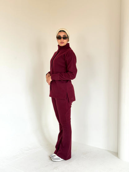 Charleston Cozy Set Maroon