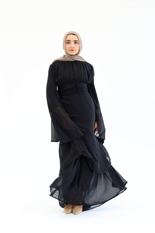 REEM DRESS IN BLACK