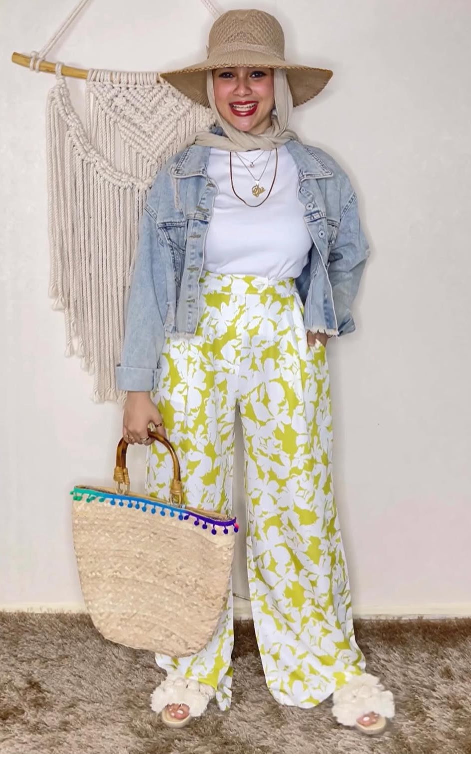 Printed pants