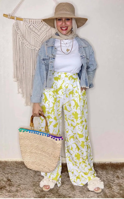Printed pants