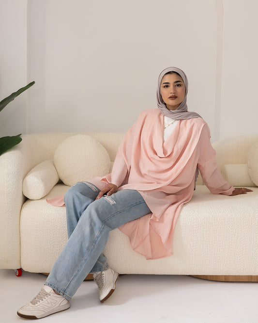 Flowy blouse in seimon