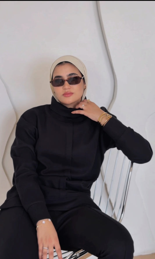 Charleston Cozy Set Black