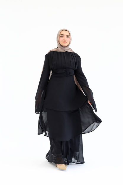 REEM DRESS IN BLACK