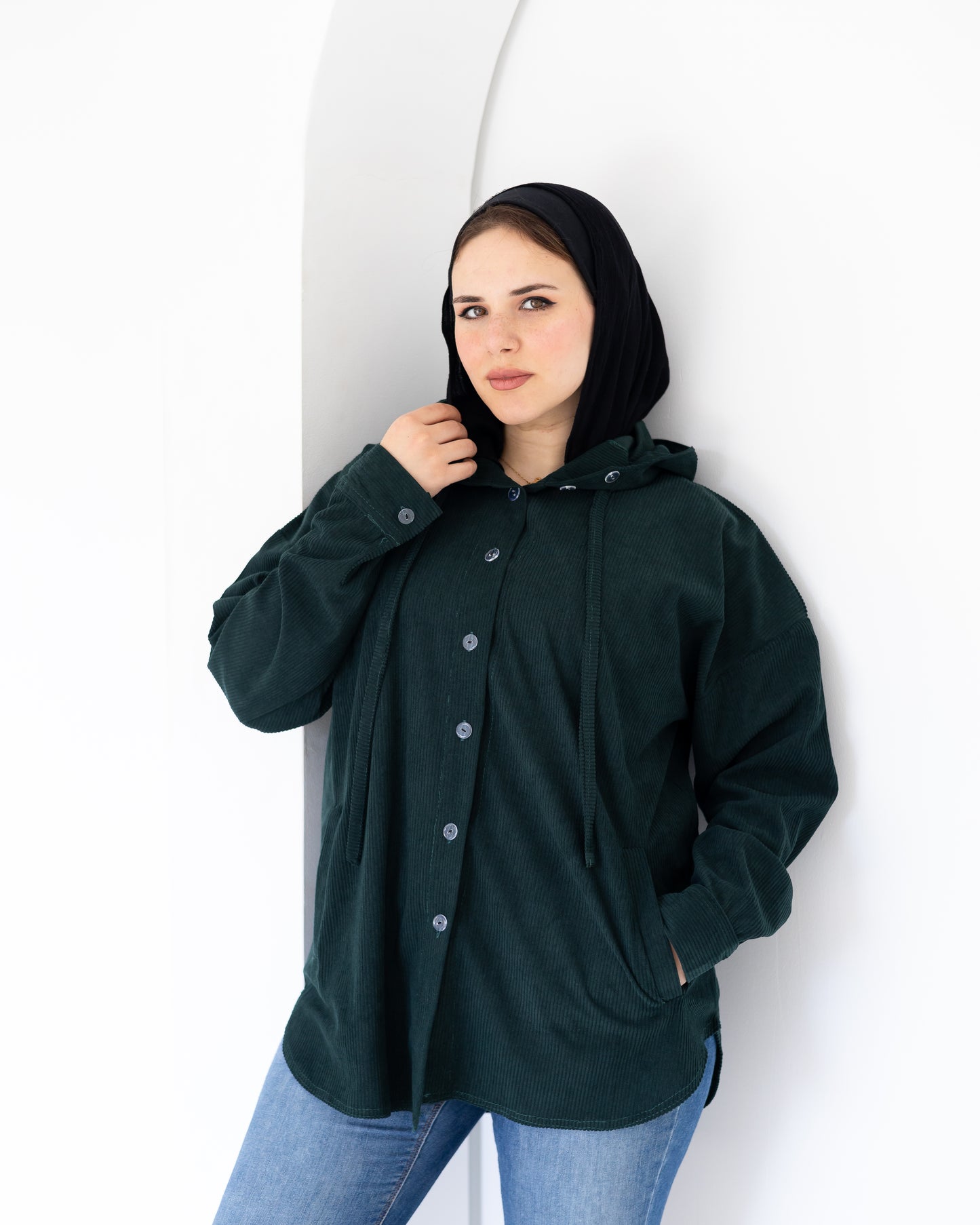 Emerald green shirt