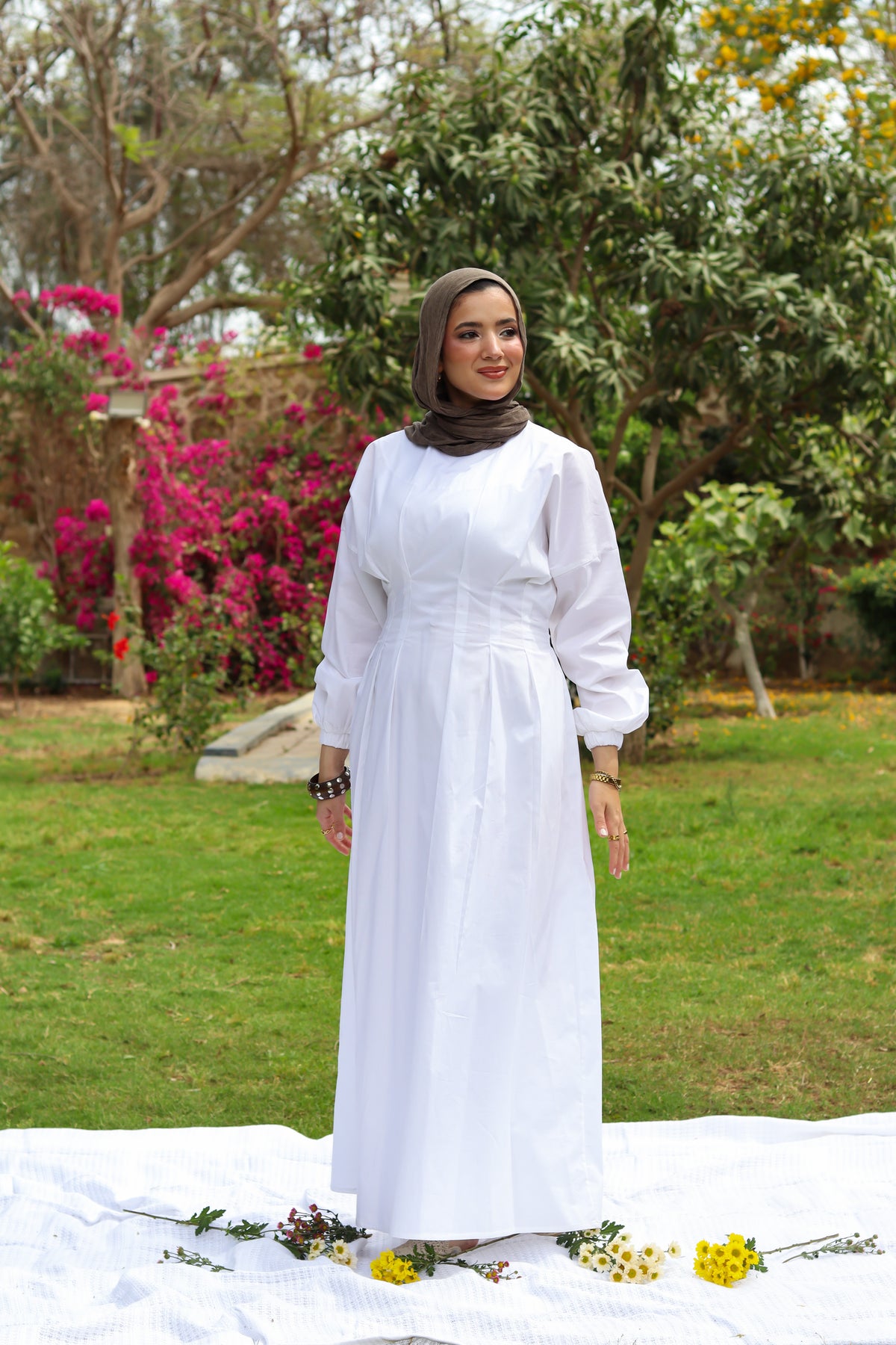 The Blossom Dress -White