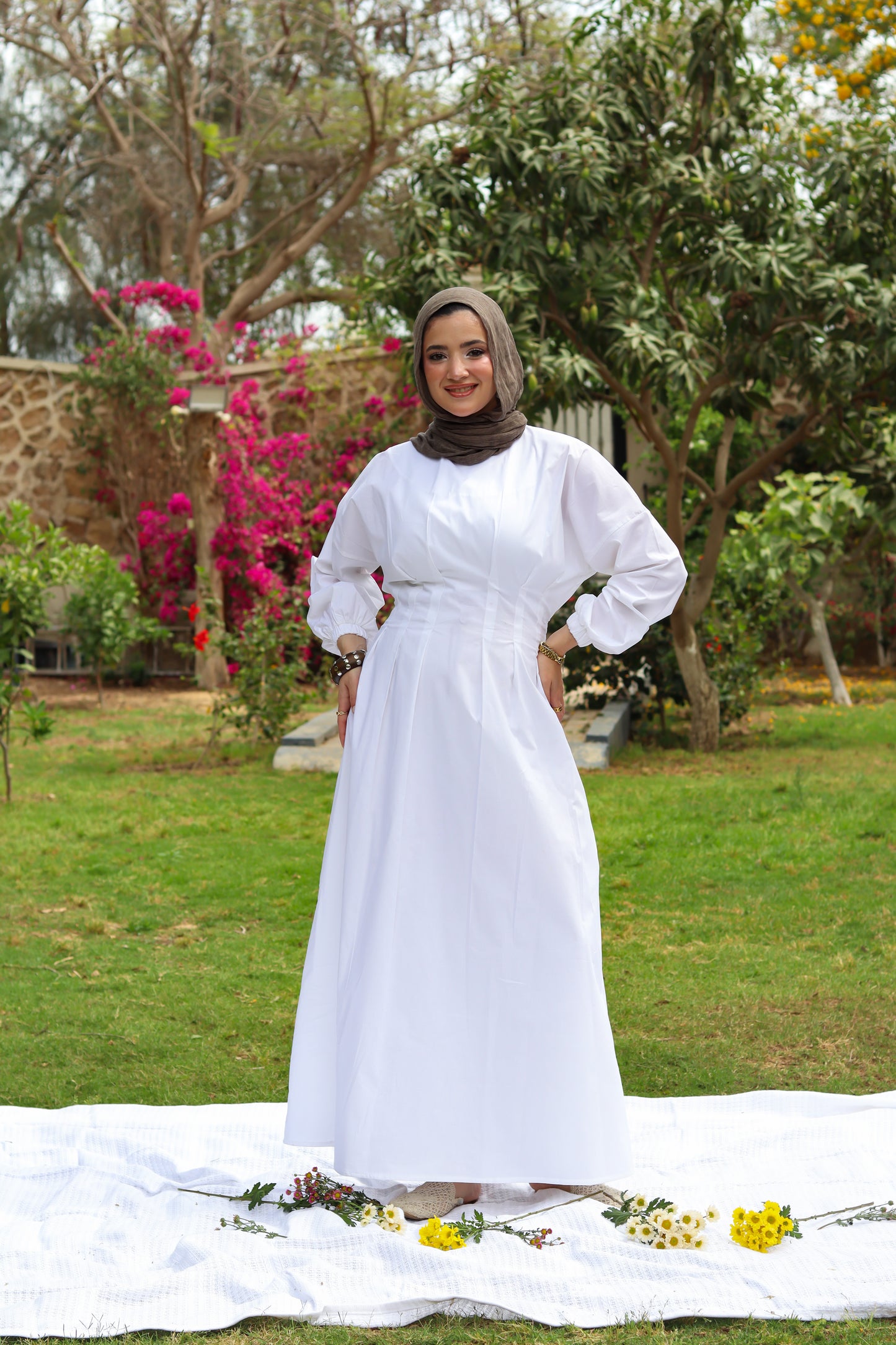 The Blossom Dress -White