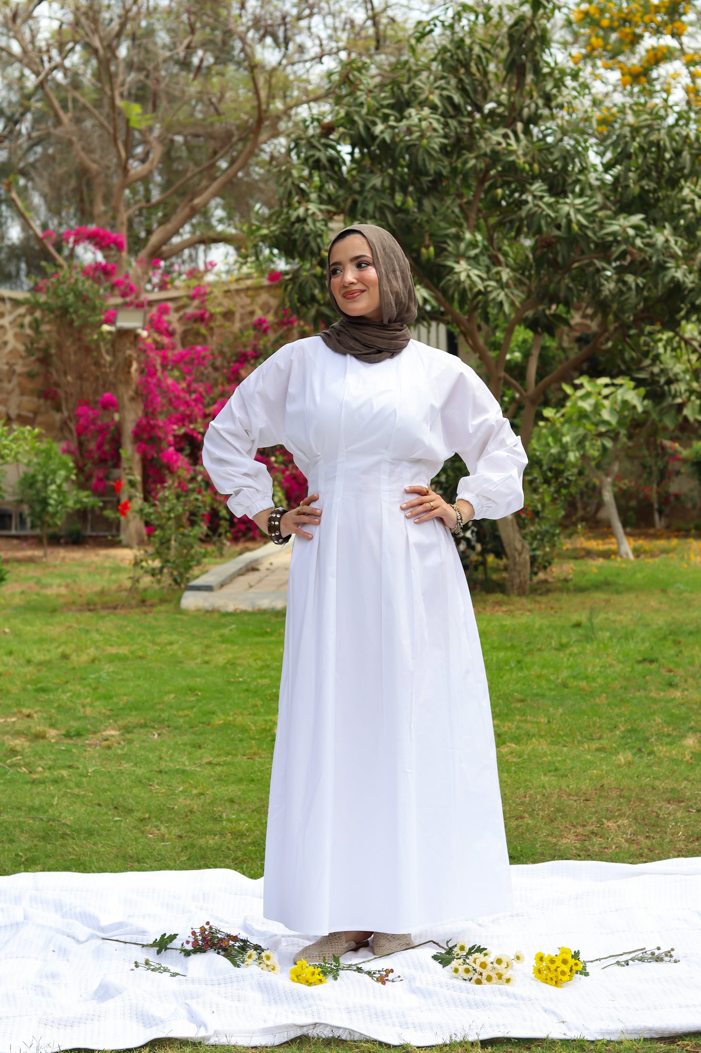 The Blossom Dress -White