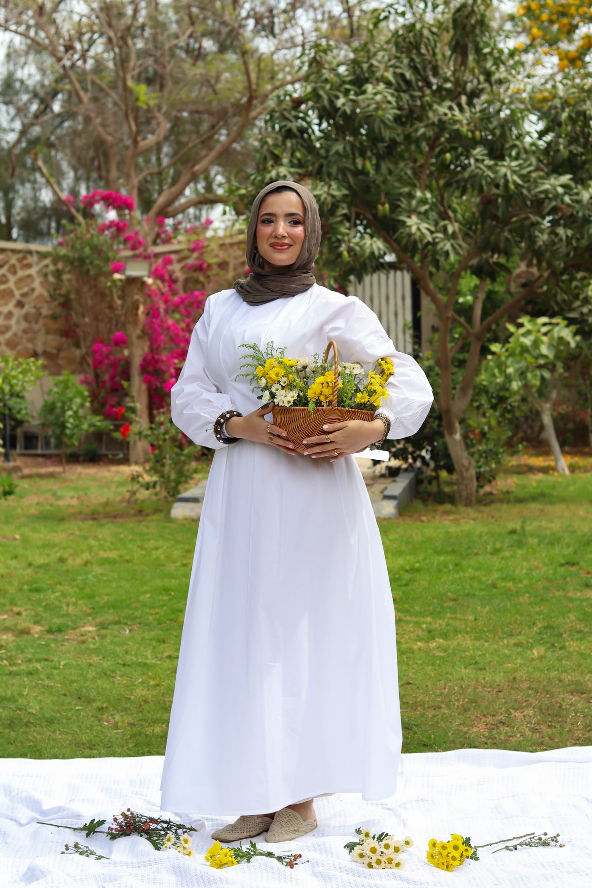 The Blossom Dress -White