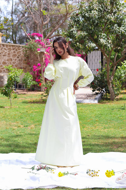 The Blossom Dress-Yellow