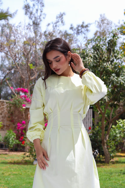 The Blossom Dress-Yellow
