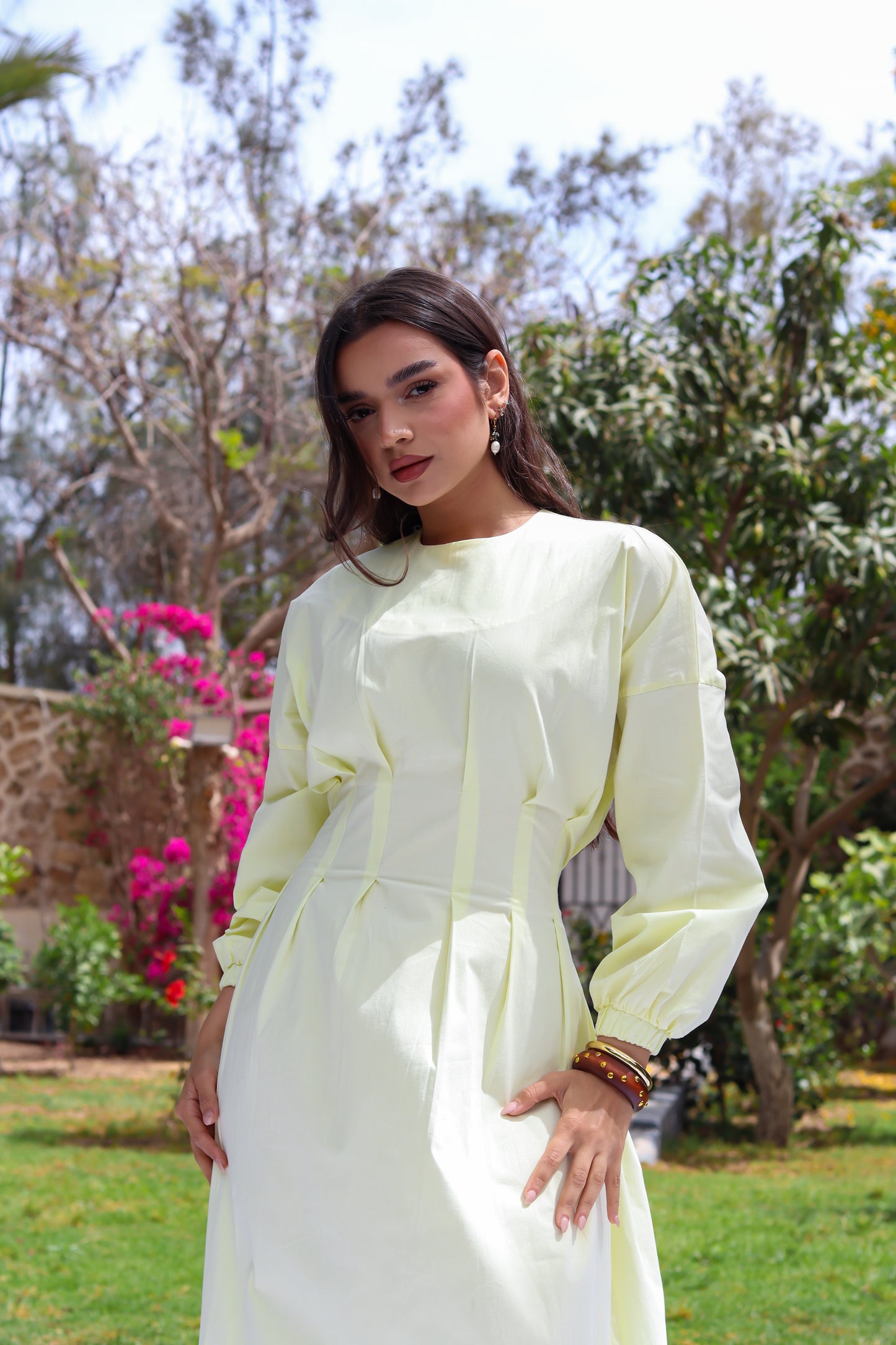 The Blossom Dress-Yellow