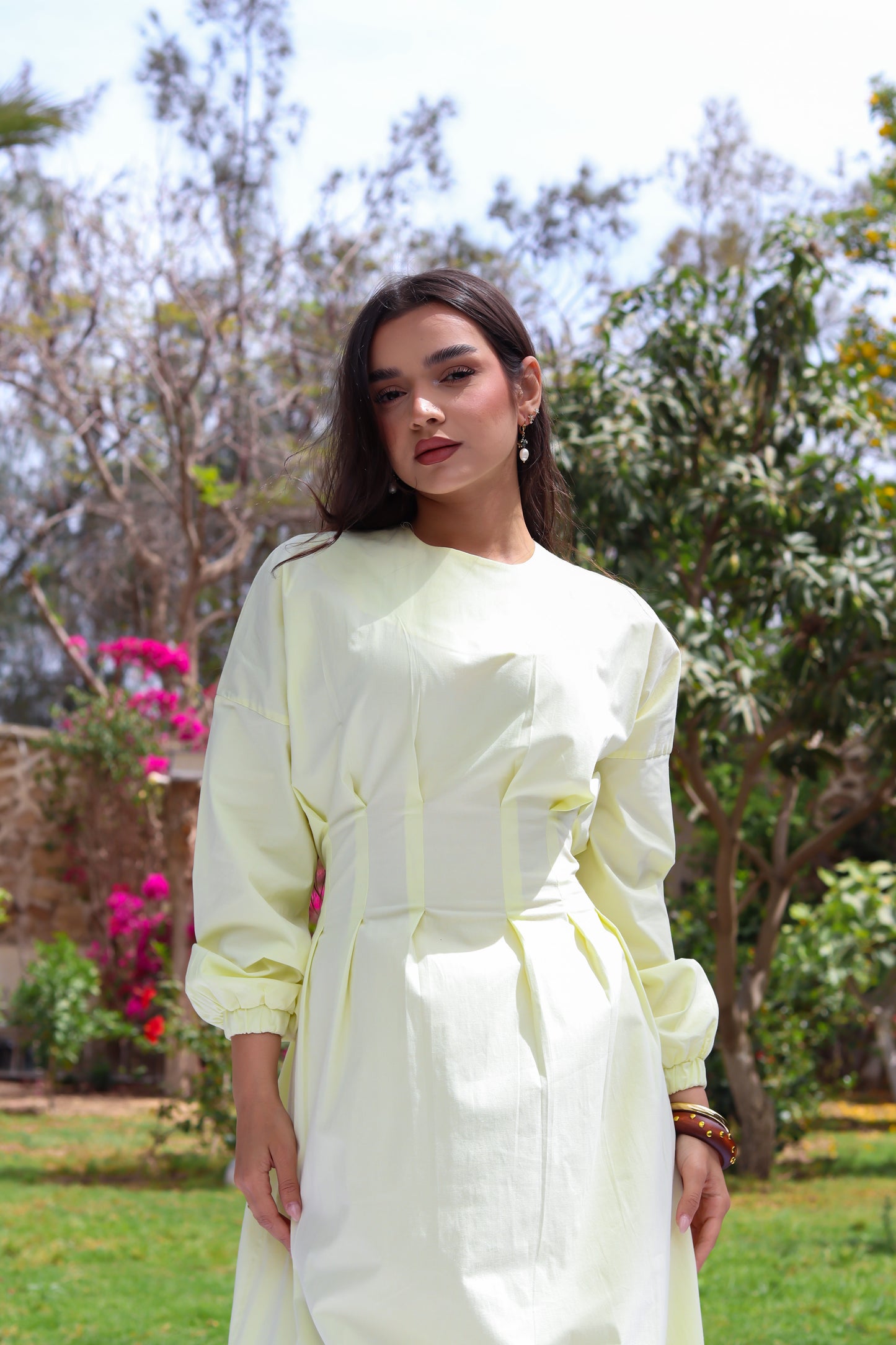 The Blossom Dress-Yellow