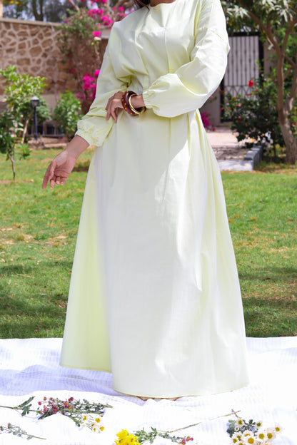 The Blossom Dress-Yellow