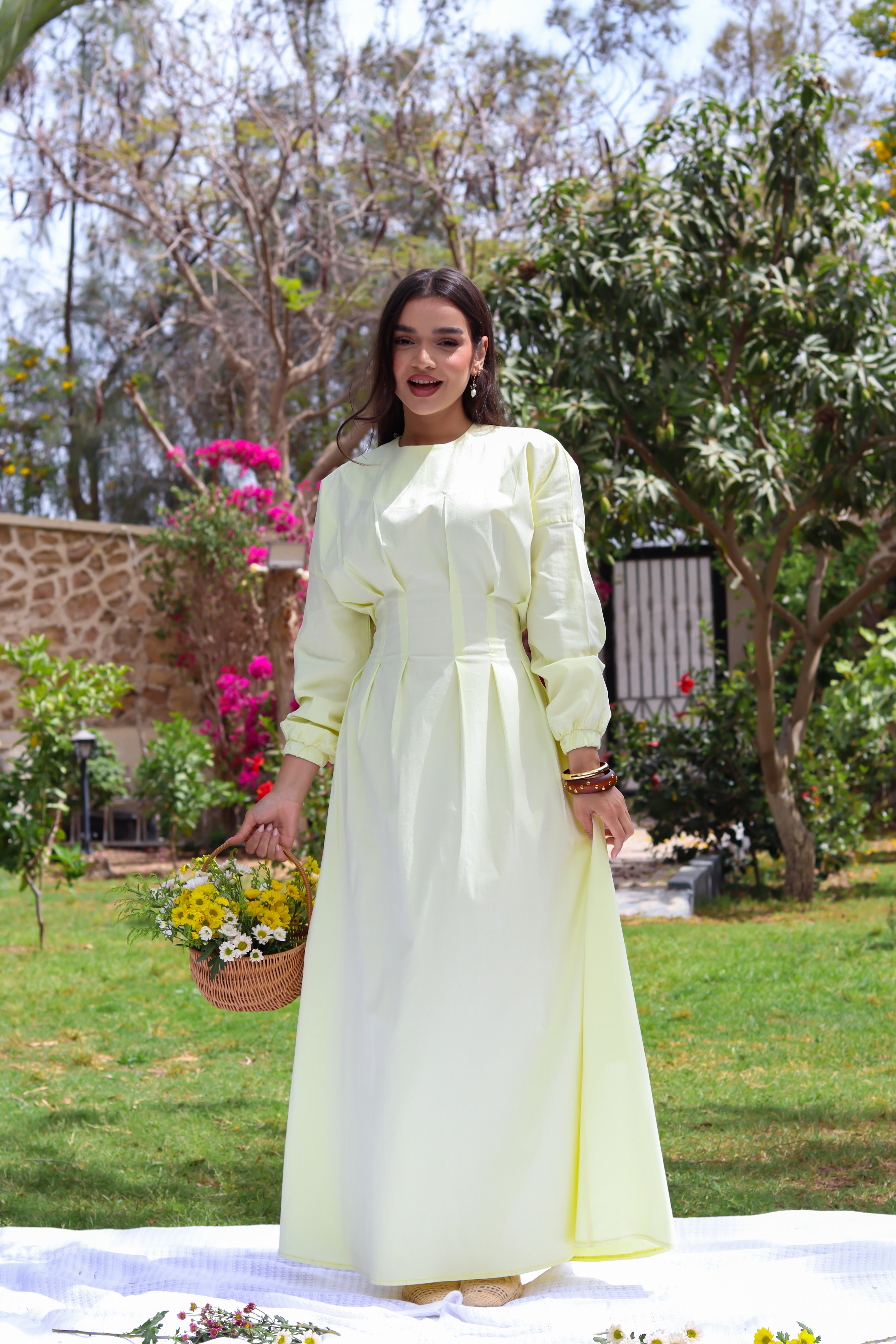 The Blossom Dress-Yellow