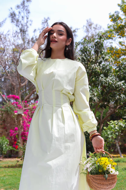 The Blossom Dress-Yellow