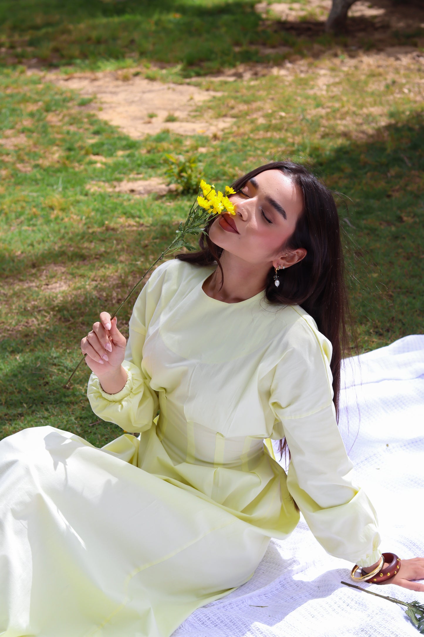 The Blossom Dress-Yellow