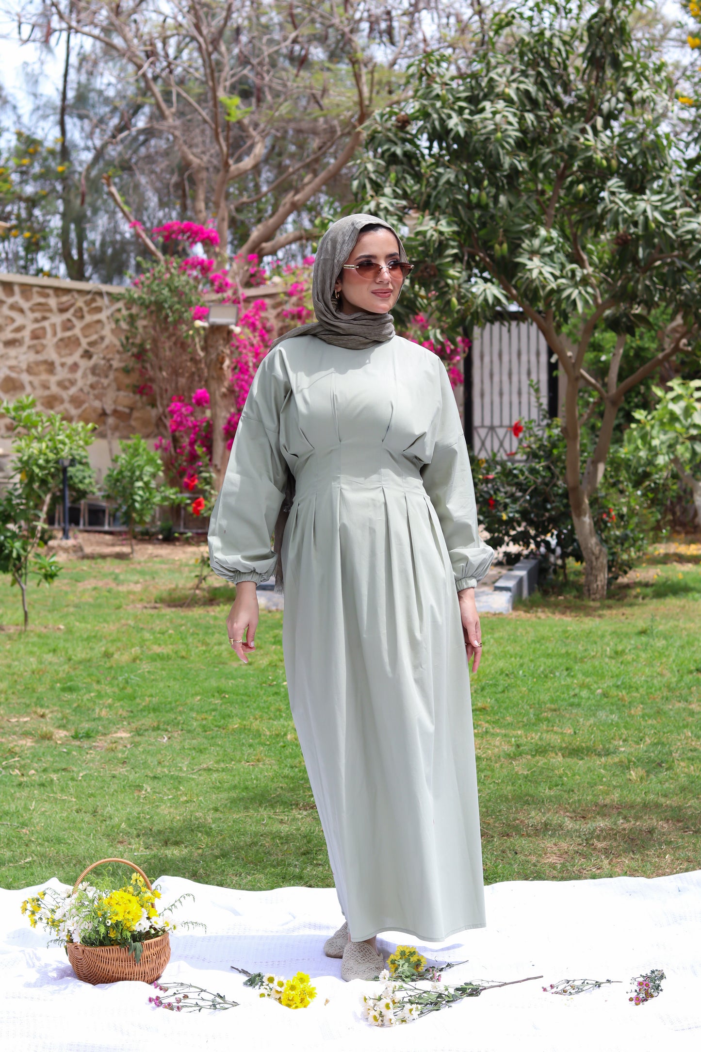 The Blossom Dress-Mint