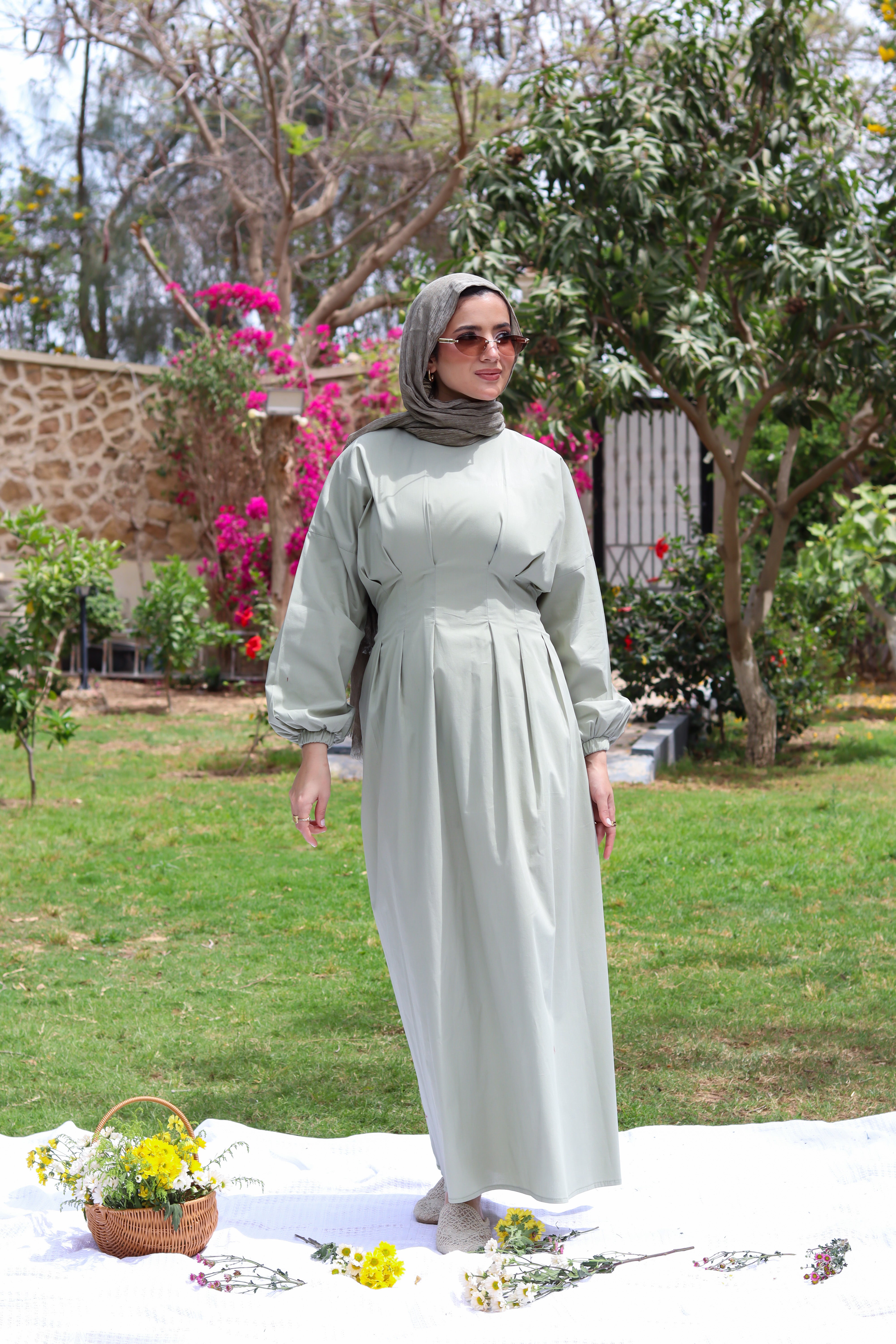 The Blossom Dress-Mint