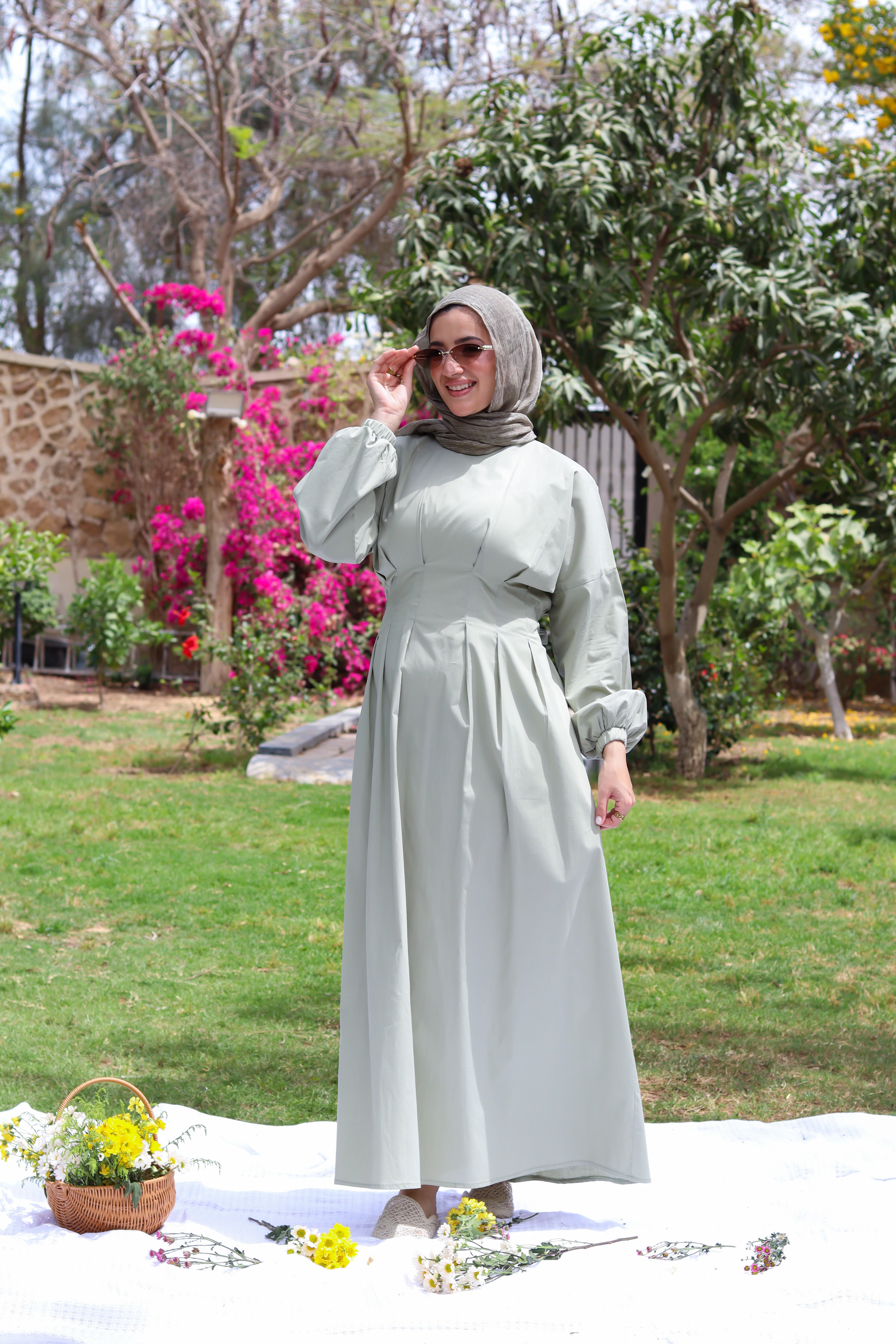 The Blossom Dress-Mint