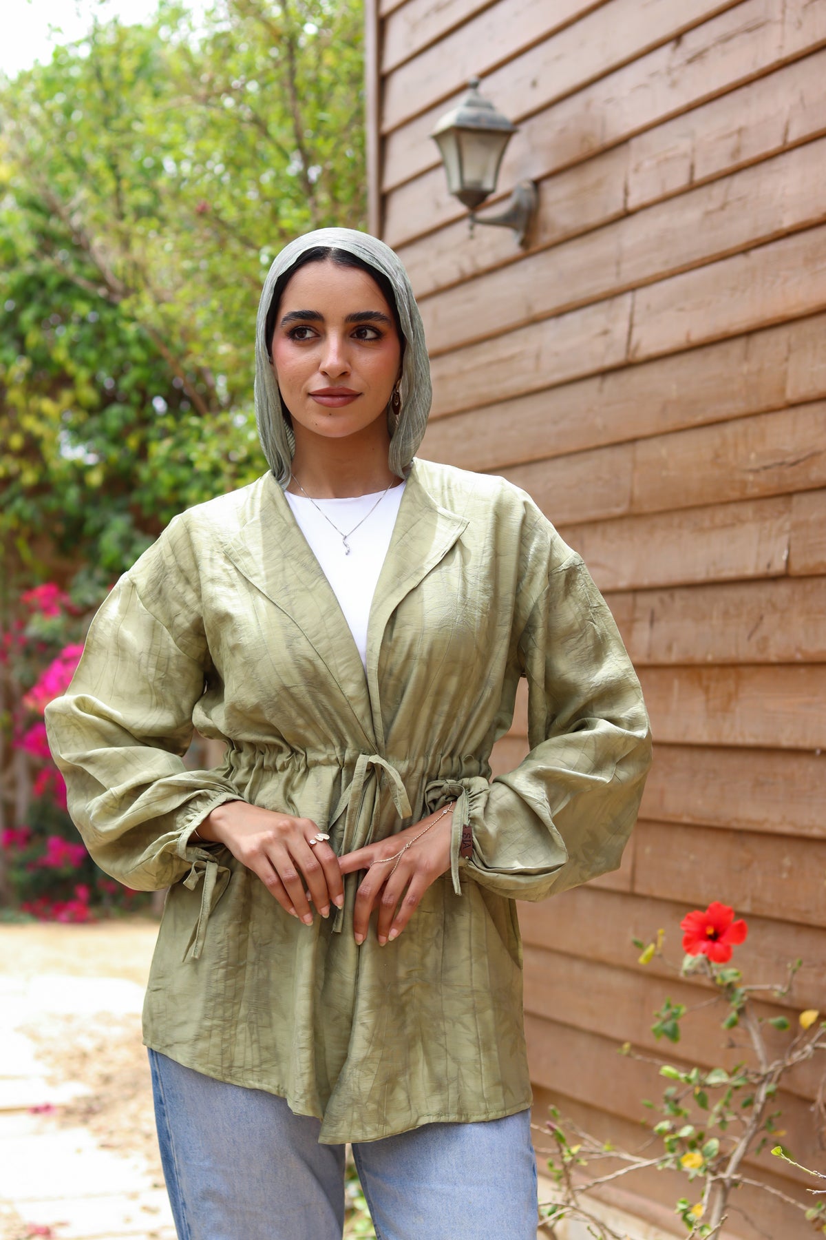Sun-Kissed Blouse-Olive