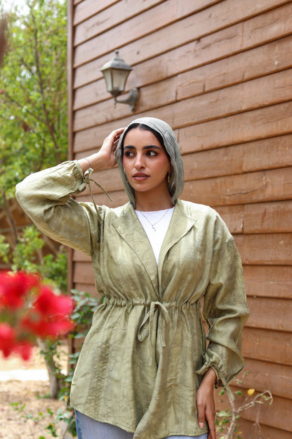 Sun-Kissed Blouse-Olive