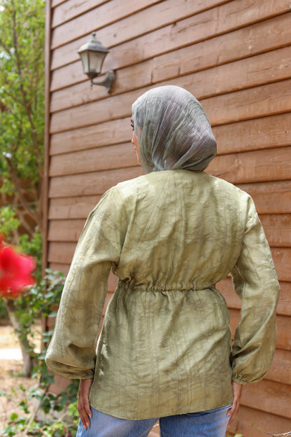 Sun-Kissed Blouse-Olive