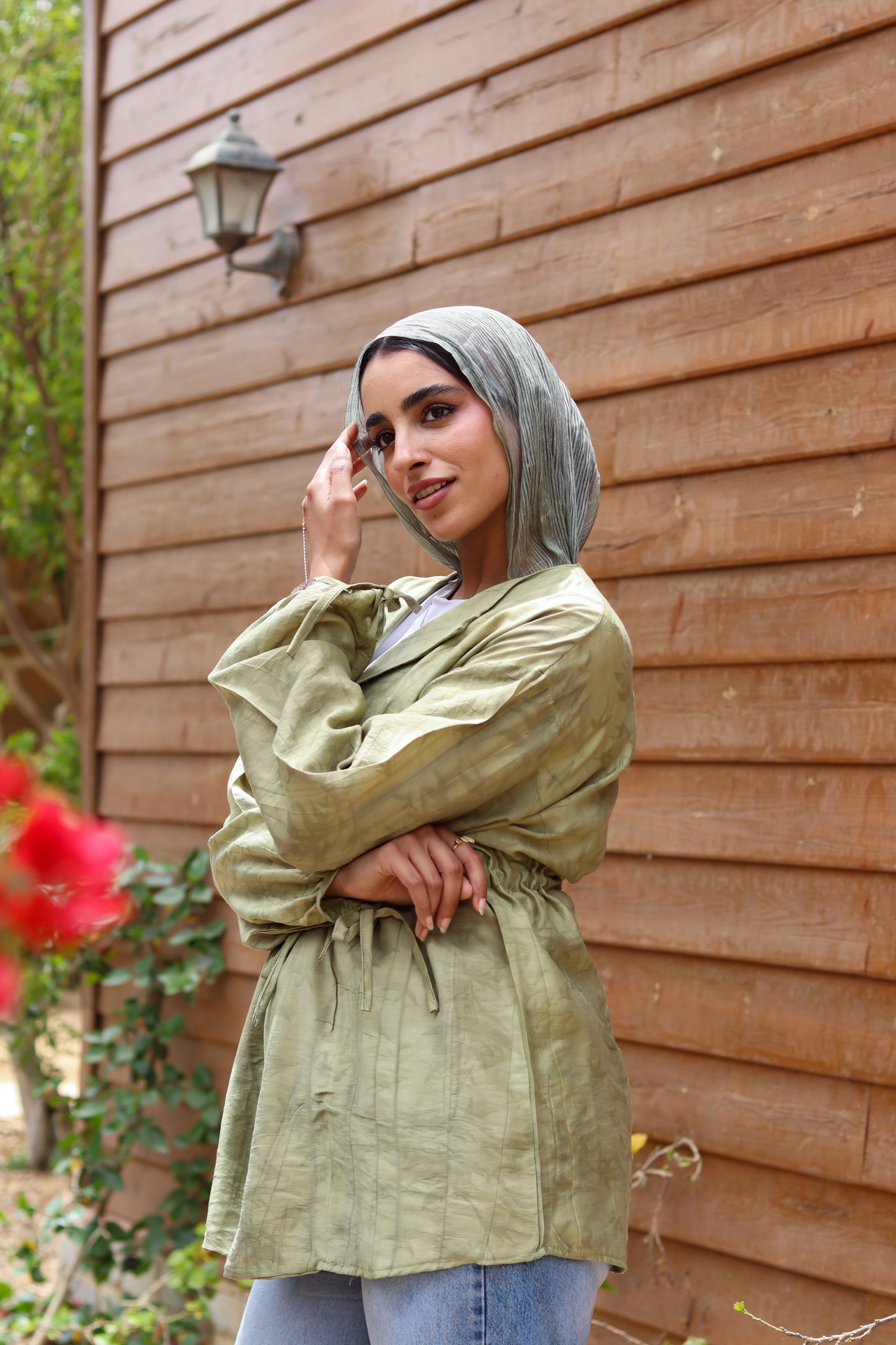 Sun-Kissed Blouse-Olive