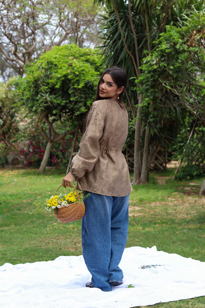 Sun-Kissed Blouse-Cafe