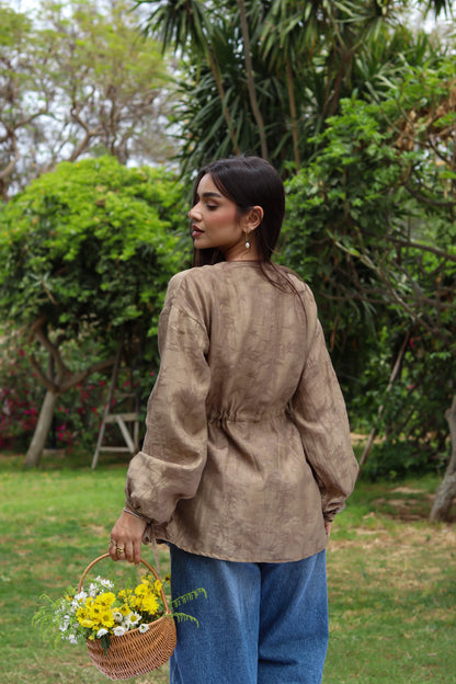 Sun-Kissed Blouse-Cafe