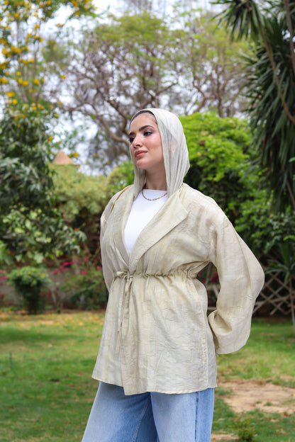 Sun-Kissed Blouse-Beige