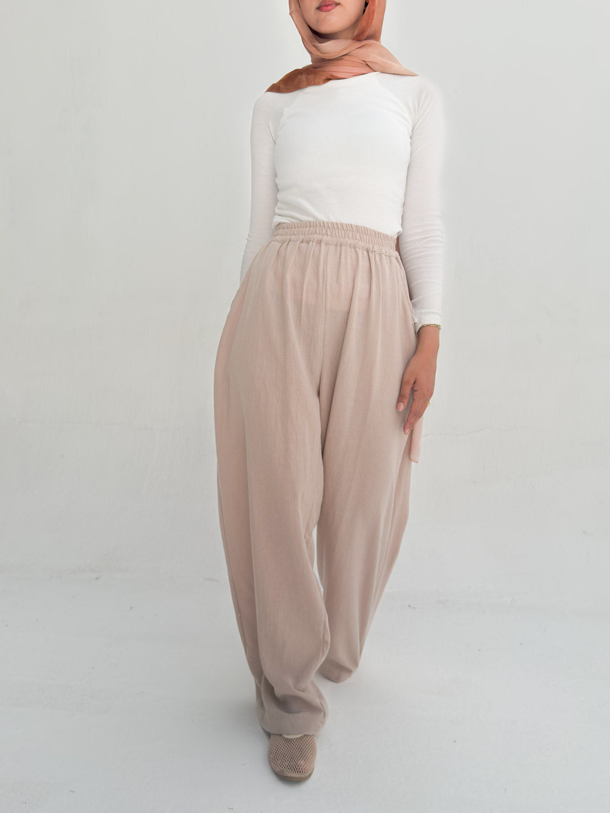 Everyday wide leg pants - Beige