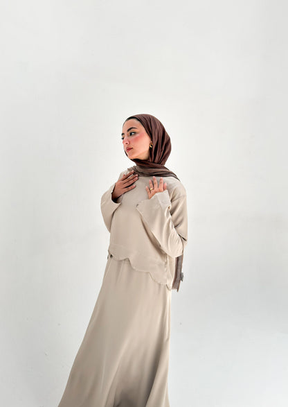 Sia Satin Set - Creamy