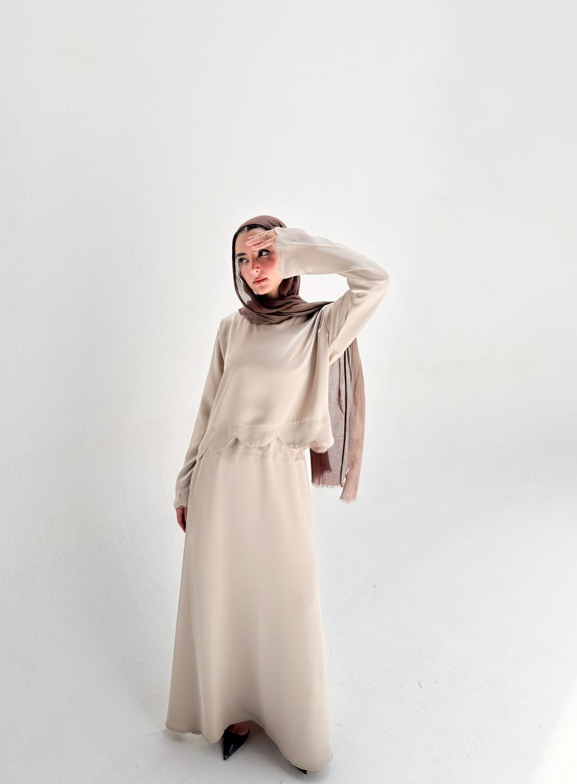 Sia Satin Set - Creamy