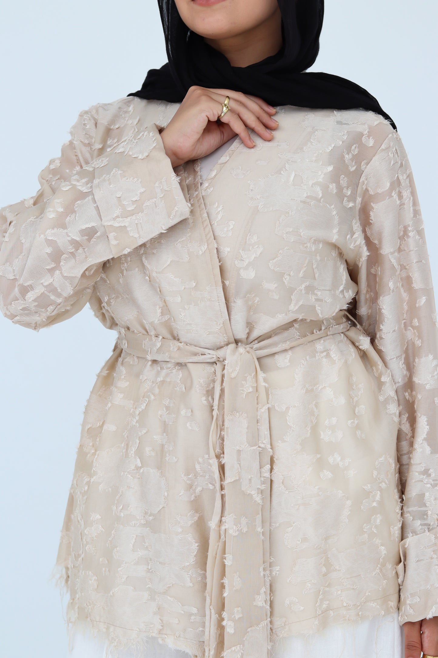 Cutting Cardigan - Beige