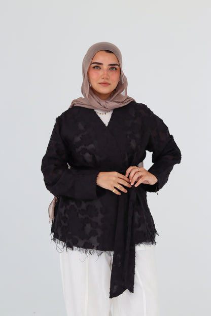 Cutting Cardigan - Black