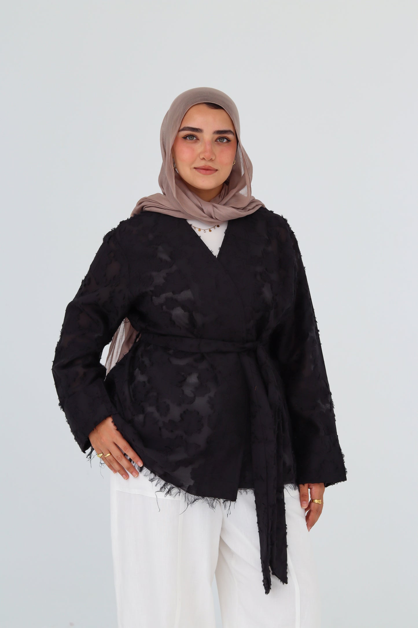 Cutting Cardigan - Black