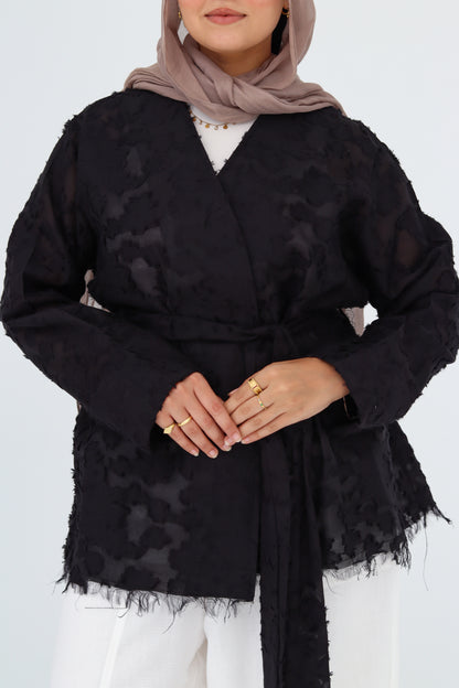 Cutting Cardigan - Black